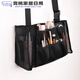 Make-up artist and make-up brush bag, crew on-site storage waist bag, outdoor cross-body back, portable, large, without zipper, black