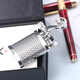 Maduro Italian Palace Lift Arm Lighter High-end Personalized Retro Windproof Kerosene Lighter Gift Box with Brass Movement Silver Set
