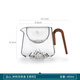 Thirty-year-old Yuanshan Zhuanzhuan Teapot Glass Small Green Mandarin Special Tea Water Separation Fair Cup Lazy Tea Making Artifact Set Yuanshan Zhuanzhuan Teapot_Transparent