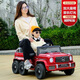 Good Kids Smart Children Electric Car Parent-Child peut emmener les adultes à six roues sur route à distance Tévote des hommes et des femmes Imiter Mercedes-Benz's Car à six roues motrices Black + Leather Souge + Double Accélérateur + Batterie 12V14A