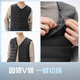 Bosideng 25 Years Down Vest Men's Autumn and Winter 90 Down Thin Round Neck Slim Short Casual Gift Jacket