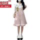 
Victoria's style of the forest women's sweet tribal summer college style shirt overalls two-piece set of cute girl's forest shorts suit Little tree white shirt S