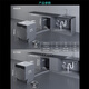 Siemens (SIEMENS) 14 sets of under-stove embedded large-capacity dishwashers five-star sterilization and influenza virus sterilization SE43EB28KC
