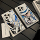 
Daniel's monster Kidd is suitable for Apple 16promax mobile phone case iPhone 15plus stand 14 animation 13mini color [CY1049 monster Kidd-Glacier silver] IMD color silver iPhone 16ProMax