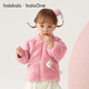 Balabala children's clothing children's coat boys and girls 2025 autumn and winter clothing coral velvet warm thickened soft and cute 209425105201