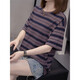 
Silk decoration wardrobe with large size to cover the belly and make you look slim top for women 2025 summer new fat mm casual loose short-sleeved T-shirt for women orange 6626 4XL 185-200Jin [Jin equals 0.5 kg]