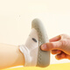 Tutu Dawen Baby Toddler Shoes 0-1-2 Years Old Baby Floor Socks Spring and Autumn Children's Soft Bottom Indoor Early Education Foot Covers Apricot 1 pair One size fits all Inner length 13.2cm, recommended for 12-18 months