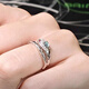 Core luxury reverse love small vinegar bag with the same style snake ring for women Xiaoling snake tail ring open ring adjustable flat ring gift small vinegar bag with the same style upgraded version