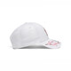 NEW ERA summer MLB NY cherry blossom embroidery trendy brand large label men's and women's hat curved brim baseball hat white S OFM