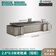 Litang Light Luxury Short Cabinet Boss Office Desk and Chair Combination High-end President Office Leader Furniture Manager Single Atmosphere Desk 2.8 Meters Boss (Short Deputy Cabinet)