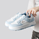Chaussures guerrières Sneakers basses pour femmes Chaussures décontractées polyvalentes Chaussures féminines Sole blanche chaussures wxy-l988c bleu clair et blanc 39