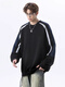 OEMG Hoodless Round Neck Sweatshirt Men's Spring, Autumn and Winter New American Style Long Sleeve Couple Couple White Gray High Quality XL Recommended 110-130Jin Jin is equal to 0.5 kg