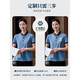AIFANGNIAO Summer Cleaning Workwear Short Sleeve T-shirt Customized Property Hotel Room Housekeeping Cleaning Aunt Workwear Uniform [Pocket Style] MSHJ9905 Blue Gray Short Sleeve On 1 S