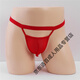 Male m torture props male slave punishment heavy taste kneeling underwear men's masturbation underwear male slave fake one size black JJ set thong opening