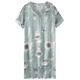 Camisco Yalu para mujeres Pajamas de manga corta de la manga corta Summer Summer Vestido de madre embarazada de seda LSD9930 XL [Peso sugerido 120-140Jin [Jin es igual a 0,5 kg]]]