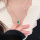 Jianlu Jade A Goods Fulu Gourd Silver Necklace Women's Jade High-end Pendant Jewelry Mother's Birthday Gift for Mom