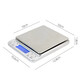 High-precision electronic scale, accurate kitchen scale, small gram scale, household 0.01g baking scale, gram scale, food scale, gold jewelry scale, Chinese medicine tea scale, pharmacy special scale, rechargeable model 3000g/0.1g + free double tray + waterproof sticker