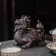 Mingke Mingke tea pet ornaments purple sand dragon turtle Pixiu can raise wealth accessories Zen tea ceremony coffee table boutique tea play tea worms purple pottery dragon turtle