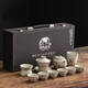 Yong Huan Ru Kiln Blue and White Tea Set New Household Tea Maker Light Luxury Kung Fu Tea Cup Covered Bowl Gift Box 9272 Ru Kiln Teapot + Covered Bowl Jiangshan --- Gift Box