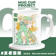 HAOWANGDE DIAOCHAN PERIPHAN AGURO CUP MUXIA SERIE DE ARTE DE VALOR A LAN VALOR CAPA DE AGUA TACA CAFÉ COME OFICIN