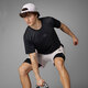 Adidas kurzärmelige Männer im Sommer schwarzer Männer T-Shirt Ice Seide Sportswear Cool Running T-Shirt IL1381/ S 120-135jin [Jin entspricht 0,5 kg]