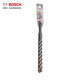Bosch (BOSCH) four-pit 5 series four-edged electric hammer drill bit two-pit two-slot round shank impact drill bit can drill reinforced wall concrete four-pit 5 series drill bit 6X50X110