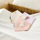 Tongtai (TONGTAI) baby triangle towel pure cotton newborn saliva towel baby anti-vomiting pad towel children's bib pink 42x21cm