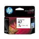 HP (HP) Original 47 Cartucho de tinta negra Cartucho de tinta de color adecuado para DJ4926 DJ4826 DJ4825 4828 4829 4877 Impresora HP HP 47 Cartría de tinta Negro (1300 páginas, papel A4 5 Cubierta 1