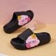 Children's Slippers Girls Summer Girls Kirby Anti-Slip Cartoon Soft Sole Indoor Home Sandals Pink 32