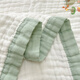 Langsha summer children's six-layer gauze cotton towel quilt 100 pure cotton blanket bath towel baby nap blanket Green Hare Trace A maternal and infant grade standard 110cm*110cm