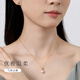 Pearl Queen (PearlQueen) New Product Pearl Pendant Earrings Necklace S925 Silver Fashion Commuter Style Pendant 7-8mm