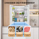 Midea 420 French multi-door four-door ultra-thin flat screen fully embedded double frequency conversion large capacity bottom cooling air-cooled frost-free first-class household refrigerator MR-420WUFPZE renewal subsidy