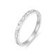Lao Fengxiang platinum ring broken ice ice ring classic style temperament Valentine's Day birthday gift for girlfriend and wife gift box # 2.3g Circle No. 12
