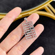 Laomiao platinum pendant pt950 laser abacus platinum necklace birthday Chinese Valentine's Day gift for boyfriend, girlfriend and wife, about 6.13g