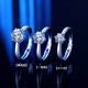 Chili Moissanite Diamond Ring Ring for Men and Women New 1-2 Carat PT950 Platinum Couple Ring Gold Proposal Ring Type A-Female Ring 60 Points + Certificate