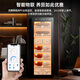CIGARLOONG 158C cigar cabinet, precise constant temperature and humidity, smart WiFi compressor cabinet with fingerprint lock, cedar wood layer, alcohol-rich water ion removal, ammonia-raising tomato cigar humidifier, red wine cabinet, cedar wood liner sober cigar box model, fingerprint lock + WiFi + ammonia purification system