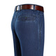 Lomon sommer dünne Eisseide Jeans Herren hohe Taille lose lockere lockere Hose mittlere und ältere Vater Hosen Männer 3892 Modelle-Zhonglan [Sommer] Dünn 29 [Taillenumfang 2 Fuß 2]
