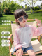 G.duck Little Yellow Duck Sun Protection Clothing Girls Summer Thin Coat Baby 2025 New Cartoon Ice Silk Skin White Ultraman Sun Protection Clothing One Size 90