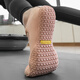 Laura Star 1023 Women's Five Finger Shoes Indoor Fitness Yoga Pilates Soft Sole Non-Slip Dance Training Black Natural Foot Feel丨Non-Slip Texture丨Open 35