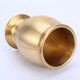 Jie Yun Mao pure copper mashing jar, pestle, medicine cup, mortar, mortar, mortar, mortar, brass cup, masher, garlic masher, grinder, solid brass mashing jar, medium size