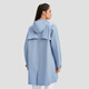 Descente Dualis Urban Commuter Trench Cabinet Trench Coat Veste Veste Br-brun pour femmes XL