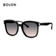 BOLON Tyrannosaurus Glasses Trendy Cool Black Super Sunglasses Versatile Square Frame Sunglasses Men's and Women's Sun Shade Driving Mirrors BL3111 A13-Gray on top, pink on bottom, progressive non-polarized