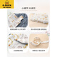 G.DUCKKIDS baby quilt autumn and winter new all-in-one sleeping bag anti-jump baby sleeping bag anti-kicking quilt Class A pure cotton Palace Image - quilted (recommended room temperature 5-15) 0-3 months