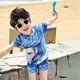 Jianfei Nezha swimsuit children's swimsuit boys split new quick-drying sun protection swimsuit boy Nezha Aobing swimsuit Nezha two-piece set 150
