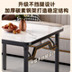 Shanshan wood art folding table household dining table small apartment dining table egg-breaking table outdoor table stall small table