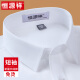 Hengyuanxiang short-sleeved men's shirt 2025 summer new 100% pure cotton DP ready-to-wear free business work formal wear white shirt Short-sleeved 9926 light blue 38