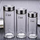 Copa de vidrio Sino Une Modelo portátil de gran capacidad en espesor para la oficina de té de consultorio para hombres Copa de elaboración de cerveza para mujeres con tapa XN-6191-410 ml Copa de copa Copa de cepillo Agente de descal.