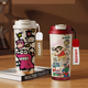 Chengliu Crayon Shin-Shirt Thermosmos für Frauen 2025 Neues Cartoon niedlich hochwertiger Strohwasserbecher Tragbare Doppel-Trinkbecher 316 Innen Liner Doppelkaffeetasse 530 ml SY3893