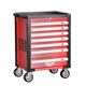 DELIXI ELECTRIC heavy-duty tool cart, auto repair hardware, three-layer parts trolley, workshop drawer-type tool cabinet, flagship seven-drawer cabinet-type tool cart, stainless steel model