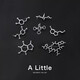 Science, biochemistry, and molecule brooches for men and women, metal badges, anti-leak pin buckles, clothing decorations, gifts for medical students, chemical molecule brooch - electrocardiogram - 1 piece